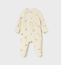 Mayoral Velour Cream Sage Footie