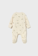 Mayoral Velour Cream Sage Footie