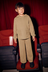 Mayoral Hoodie Long Knit Pant Set Caramel