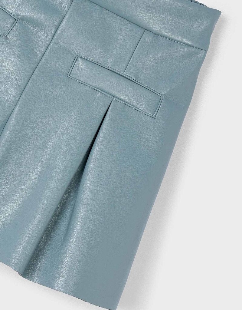 Mayoral Sage Pleather Shorts