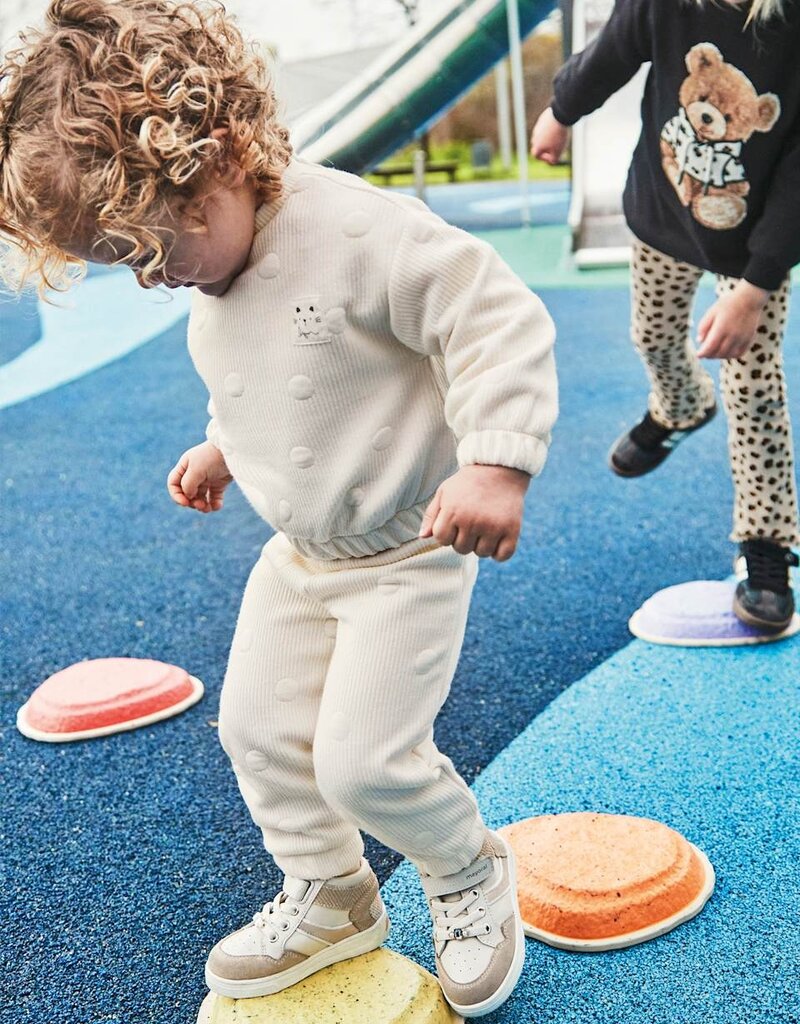 Mayoral Girls Cream Track Suit
