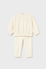Mayoral Girls Cream Track Suit