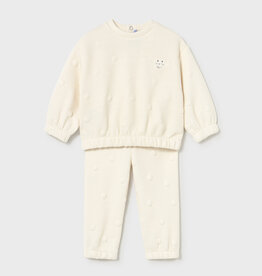 Mayoral Girls Cream Track Suit