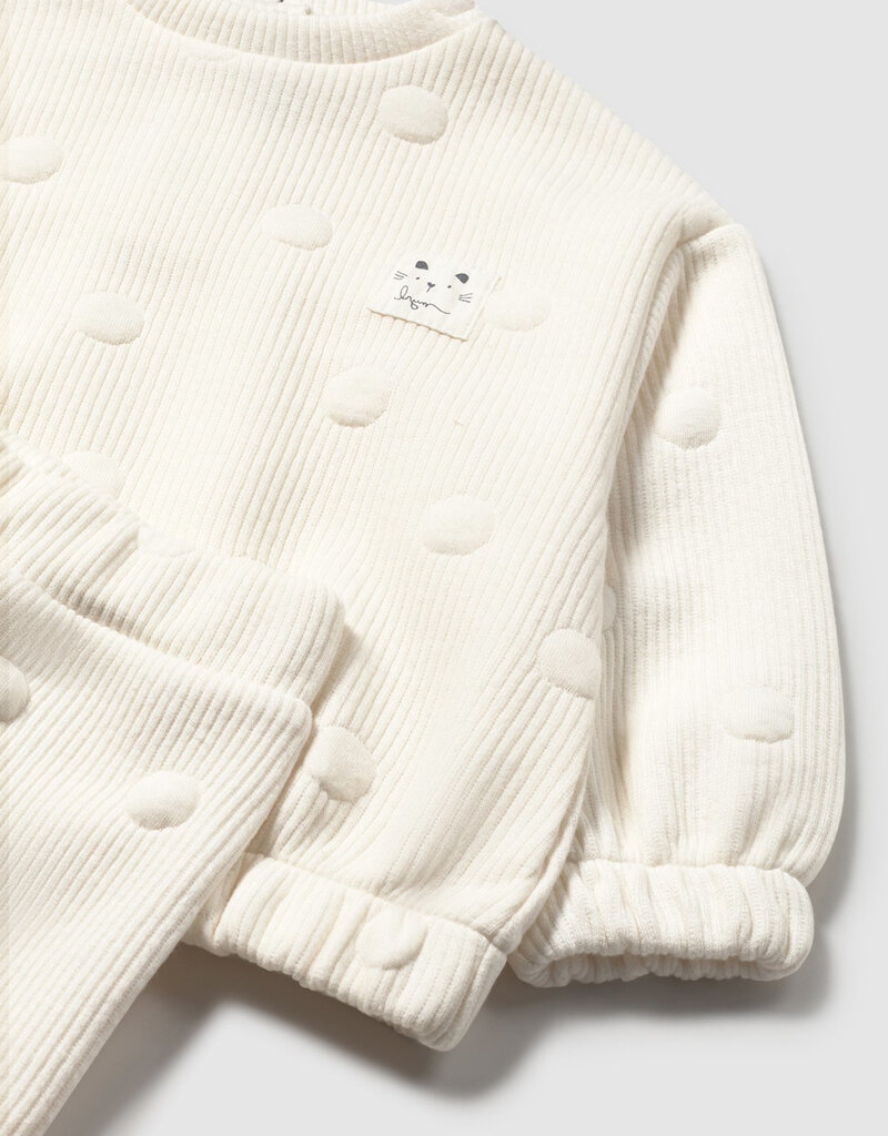 Mayoral Girls Cream Track Suit