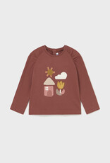 Mayoral L/S Terracotta Print Shirt