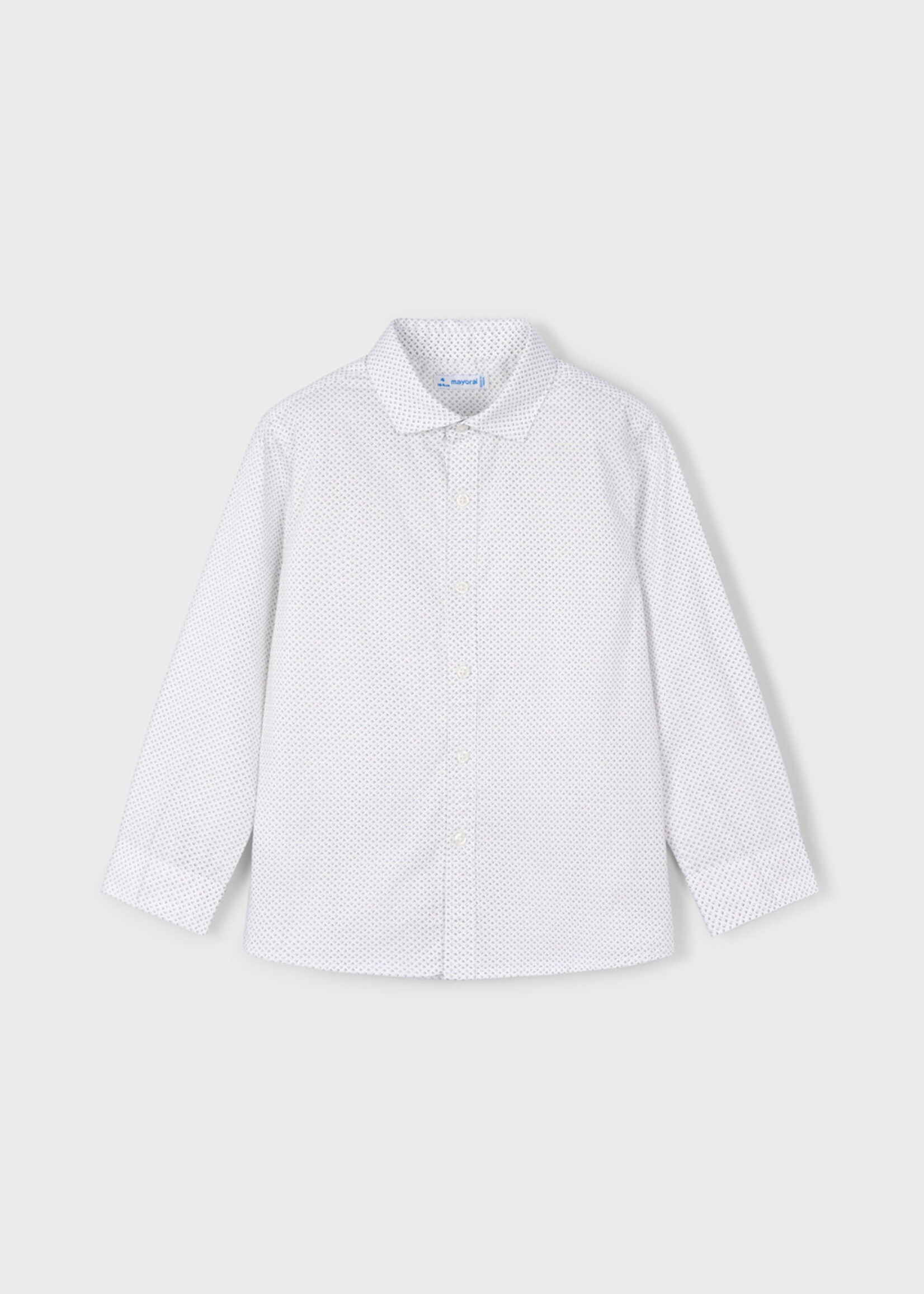 Mayoral L/S Buttondown White Shirt
