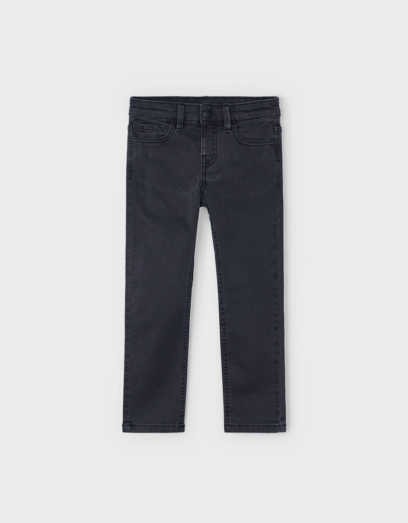 Mayoral Boys Basic Slim Jeans Black
