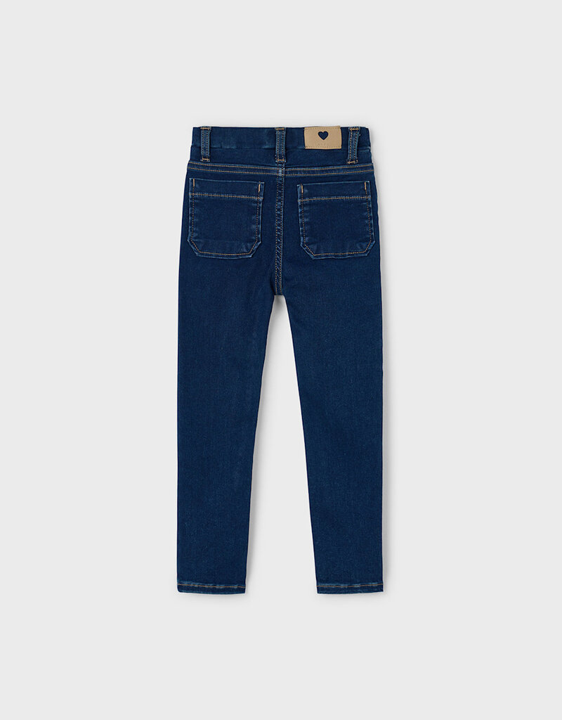 Mayoral Girls Denim Pants Super Dark