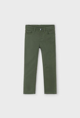Mayoral 5 Pocket Slim Fit Basic Pant Olive