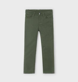Mayoral 5 Pocket Slim Fit Basic Pant Olive