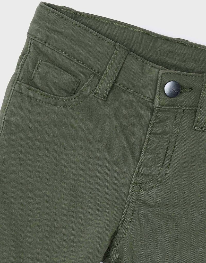 Mayoral 5 Pocket Slim Fit Basic Pant Olive