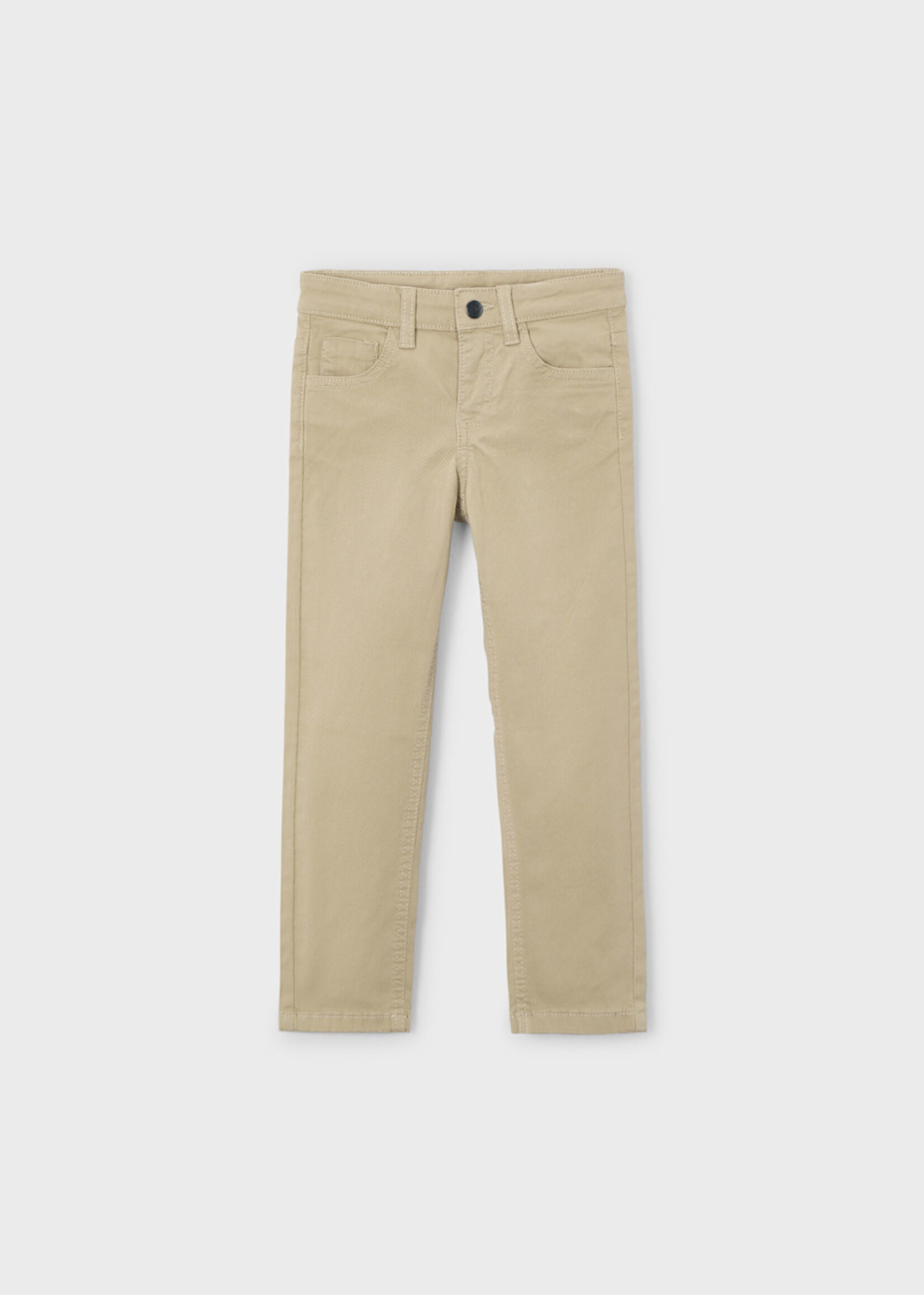 Mayoral 5 Pocket Slim Fit Basic Pant Cashew