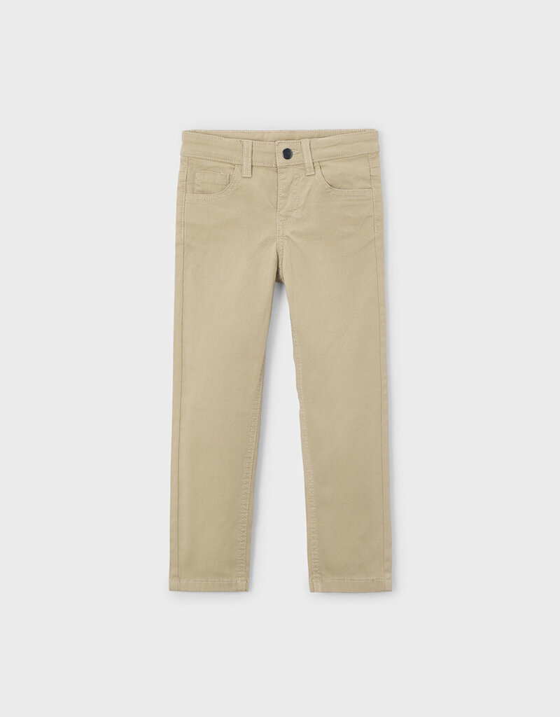 Mayoral 5 Pocket Slim Fit Basic Pant Cashew