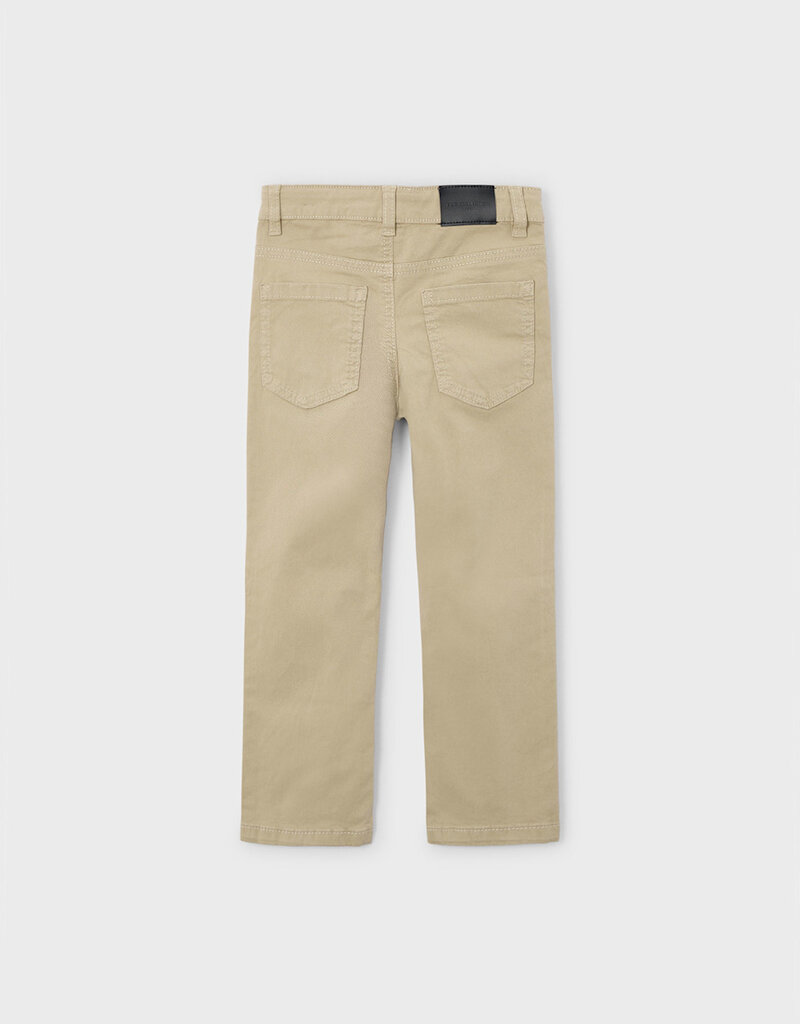 Mayoral 5 Pocket Slim Fit Basic Pant Cashew
