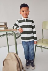 Mayoral L/S Stripe Polo Olive