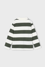 Mayoral L/S Stripe Polo Olive