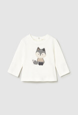 Mayoral Tan 3pc Pant Set Raccoon Print