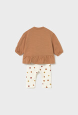 Mayoral L/S Top w/Snail Applique 2pc Set