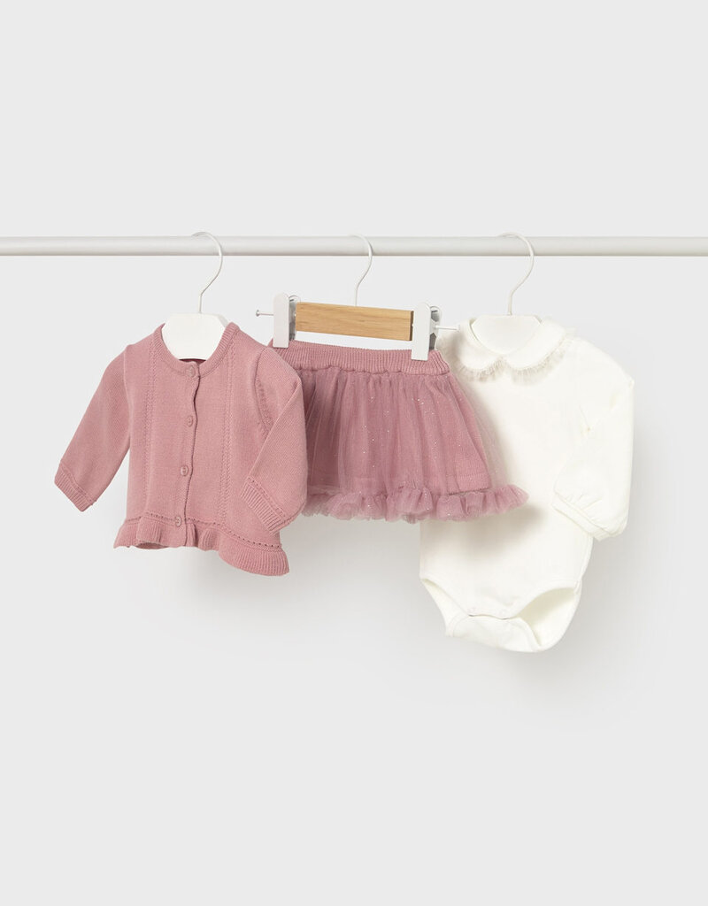 Mayoral Rose 3pc Skirt Set
