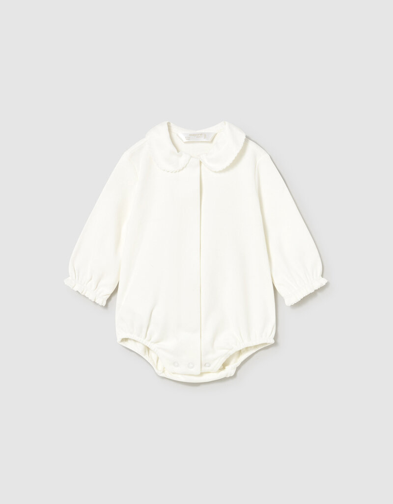 Mayoral Girls L/S Collard Onesie