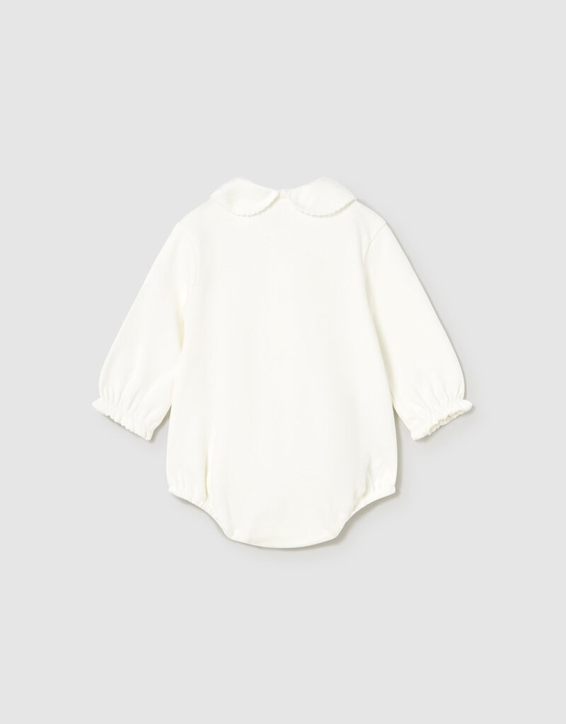 Mayoral Girls L/S Collard Onesie