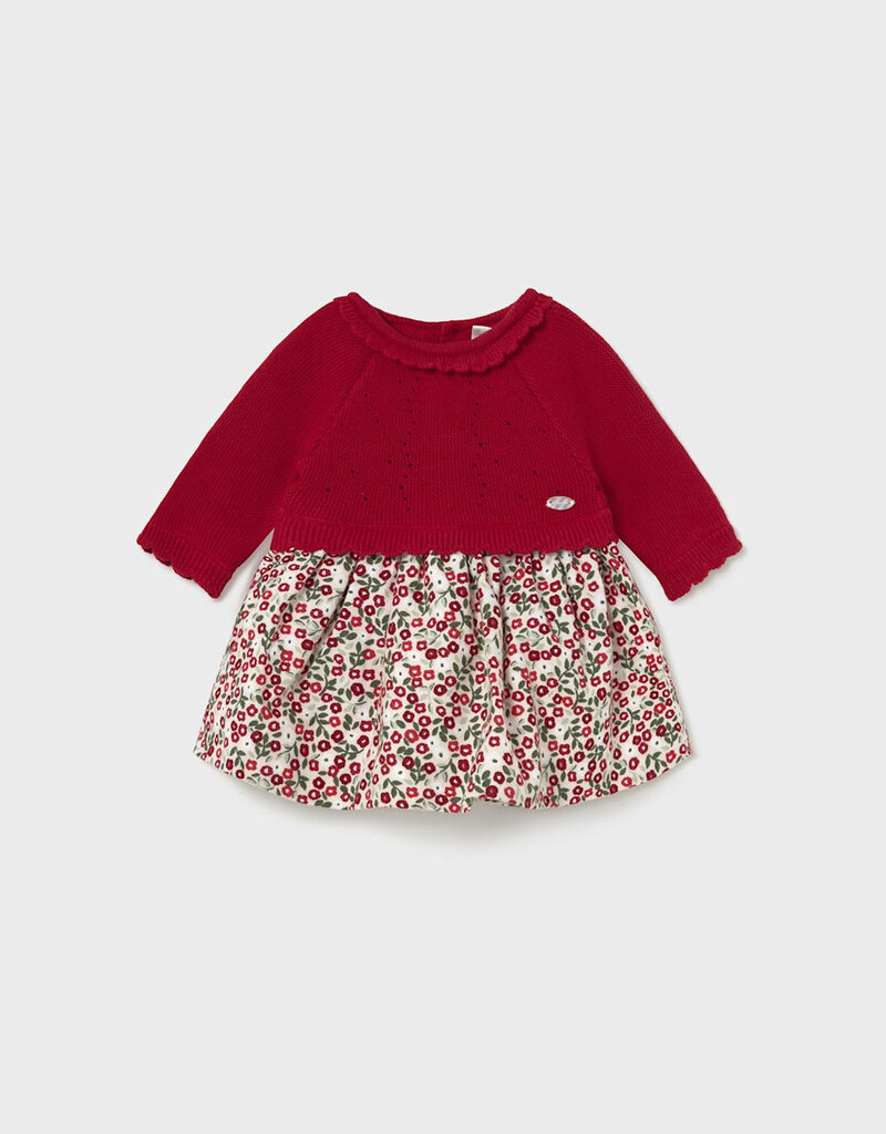 Mayoral Cherry Knit Print Dress