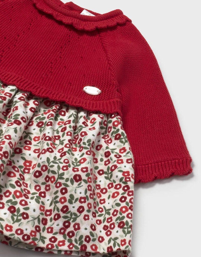 Mayoral Cherry Knit Print Dress