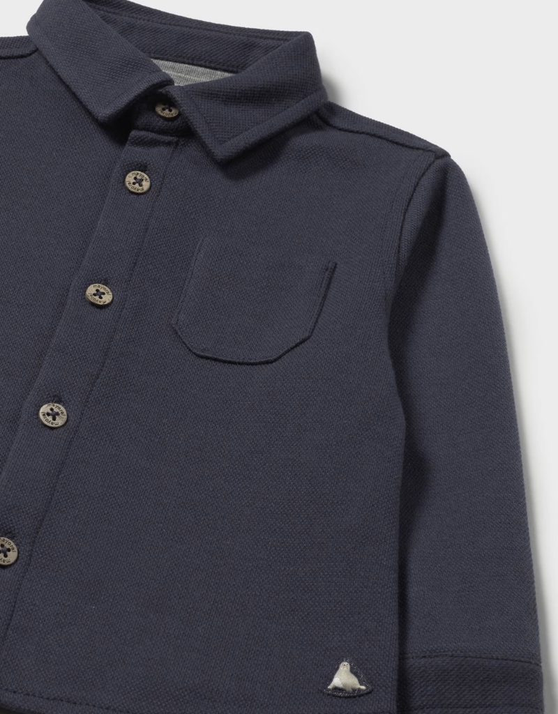 Mayoral Navy Double Knit Overshirt w/Pants