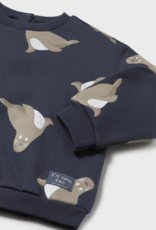 Mayoral Pullover w/Walrus Print Pant Set