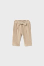 Mayoral Tan Knit Ribbed Pants
