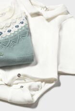 Mayoral Teal 3 pc Knit Sweater Set