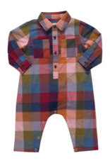 Pink Chicken baby boys easton jumper - harvest check