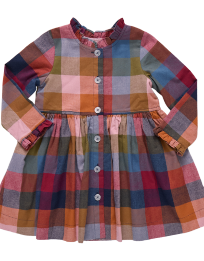 Pink Chicken autumn dress harvest check