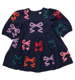 Pink Chicken brooke dress multi bow applique