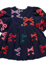 Pink Chicken brooke dress multi bow applique