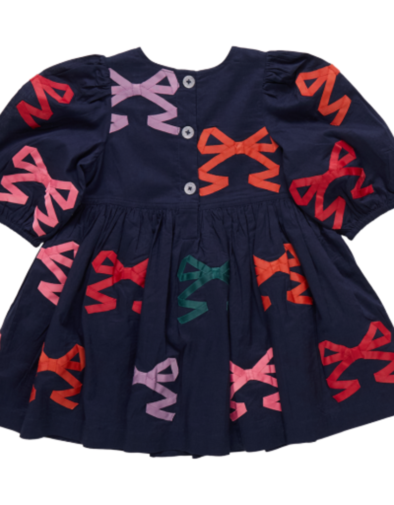 Pink Chicken brooke dress multi bow applique