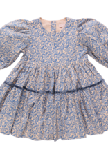 Pink Chicken maribelle dress blue climbing floral