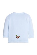 Little English Crochet Cardigan Mallard Lt Blue