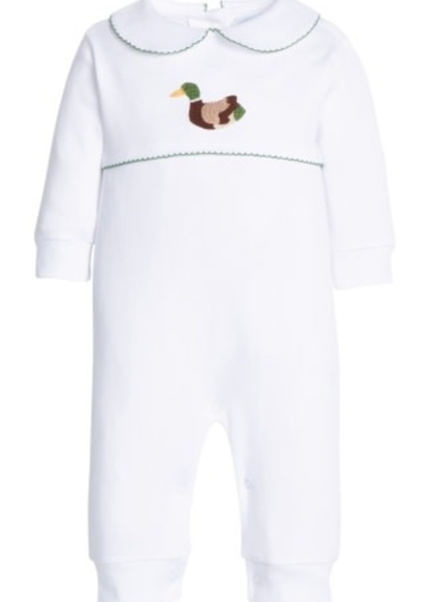 Little English Crochet Playsuit Mallard