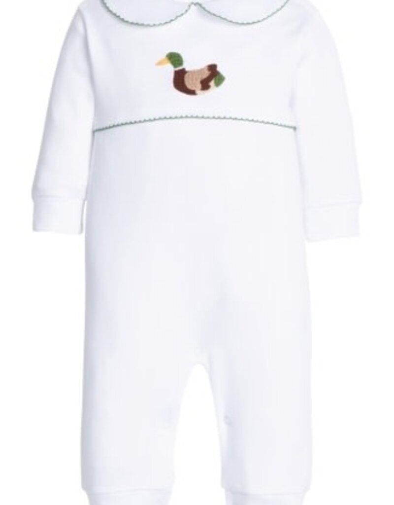 Little English Crochet Playsuit Mallard