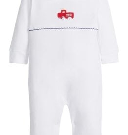 Little English Crochet Playsuit Fire Truck