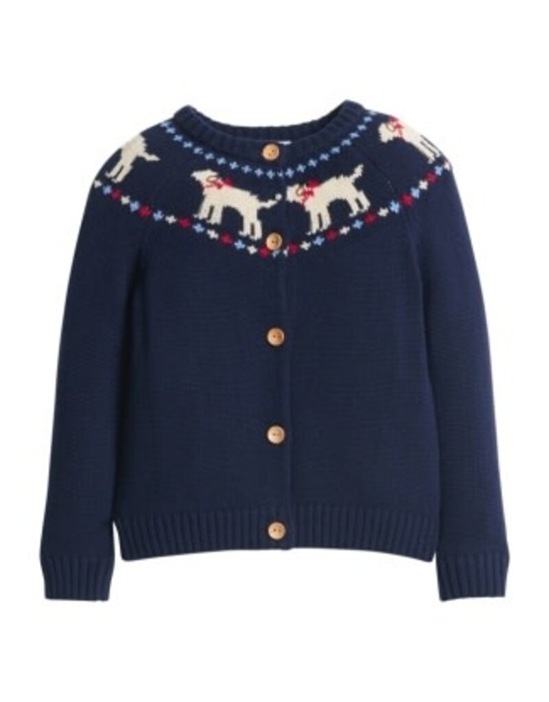 Little English Girl Lab Fair Isle Cardigan