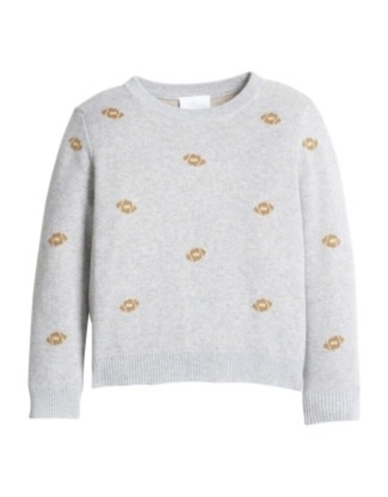 Little English Intarsia Sweater Multi Football