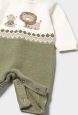 Mayoral Tricot Sage/Cream Romper
