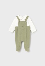 Mayoral Green 2pc Overall Footie