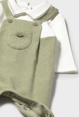 Mayoral Green 2pc Overall Footie