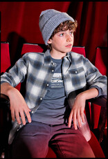 Mayoral L/S Gray Plaid Shirt