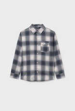 Mayoral L/S Gray Plaid Shirt