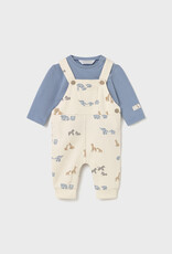Mayoral Safari Print Knit Overall Set