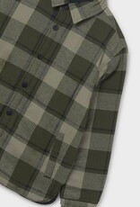 Mayoral Reversible Plaid Olive Shirt